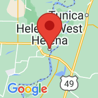 Map of Helena, AR US
